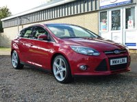 USED 2014 14 FORD FOCUS 1.6 TITANIUM NAVIGATOR TDCI 5d 113 BHP www.suffolkcarcentre.co.uk - Located a Reydon