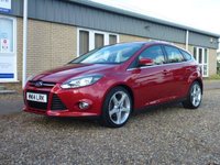 USED 2014 14 FORD FOCUS 1.6 TITANIUM NAVIGATOR TDCI 5d 113 BHP www.suffolkcarcentre.co.uk - Located a Reydon