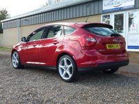 USED 2014 14 FORD FOCUS 1.6 TITANIUM NAVIGATOR TDCI 5d 113 BHP www.suffolkcarcentre.co.uk - Located a Reydon