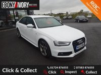 USED 2015 15 AUDI A4 1.8 TFSI BLACK EDITION S/S 4d 118 BHP FULL AUDI SERVICE HISTORY + 1 YEAR MOT AND BREAKDOWN COVER