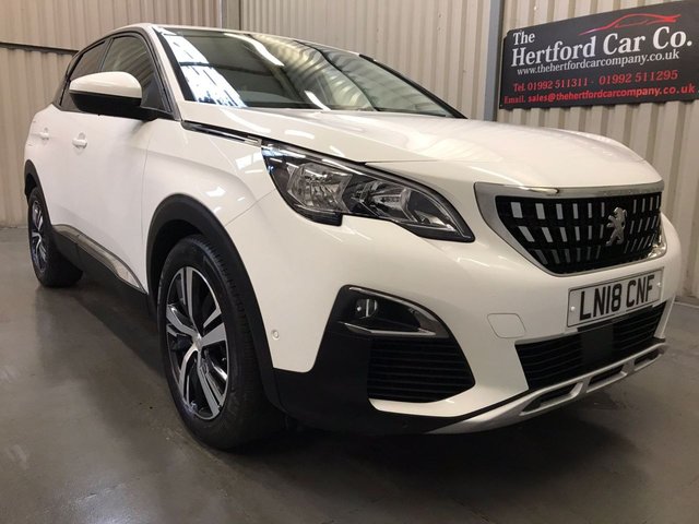 2018 18 Peugeot 3008 1.2 PURETECH S/S ALLURE 5d 130 BHP