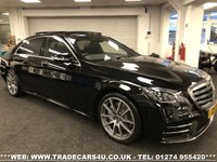 USED 2018 18 MERCEDES-BENZ S-CLASS MERCEDES S500L LWB LIMO AMG LINE EXECUTIVE PREMIUM PLUS EURO 6 FREE UK DELIVERY*VIDEO AVAILABLE* FINANCE ARRANGED* PART EX*HPI CLEAR