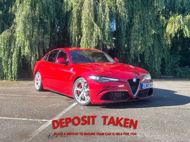 2017 17 ALFA ROMEO GIULIA 2.9 V6 BITURBO QUADRIFOGLIO 4d 503 BHP LOADED WITH OPTIONAL EXTRAS!