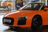 USED 2017 17 AUDI R8 5.2 SPYDER V10 QUATTRO 2d 533 BHP EXCLUSIVE "SOLAR ORANGE" PAINTWORK!