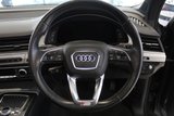 USED 2015 65 AUDI Q7 3.0 TDI QUATTRO S LINE 5d 269 BHP FINISHED IN STUNNING METALLIC DAYTONA GREY, COMPLIMENTED WITH HEATED BLACK VALCONA LEATHER S LINE SPORTS SEATS + 1 FORMER KEEPER, HUGE SPECIFICATION 7 SEATER, COMES WITH AN IMPECCABLE, FULL SERVICE HISTORY + TECHNOLOGY PACKAGE WITH VIRTUAL COCKPIT DIGITAL DASH DISPLAY + BOSE 3D SURROUND SOUND SYSTEM + SATELLITE NAVIGATION + PANORAMIC GLASS SUNROOF + HEAT AND SOUND INSULATING GLASS WITH PRIVACY WINDOWS + ADVANCED KEY + REAR VIEW CAMERA + POWER FOLDING HEATED MIRRORS + AMBIENT LIGHTING PACK