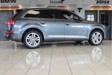 USED 2015 65 AUDI Q7 3.0 TDI QUATTRO S LINE 5d 269 BHP FINISHED IN STUNNING METALLIC DAYTONA GREY, COMPLIMENTED WITH HEATED BLACK VALCONA LEATHER S LINE SPORTS SEATS + 1 FORMER KEEPER, HUGE SPECIFICATION 7 SEATER, COMES WITH AN IMPECCABLE, FULL SERVICE HISTORY + TECHNOLOGY PACKAGE WITH VIRTUAL COCKPIT DIGITAL DASH DISPLAY + BOSE 3D SURROUND SOUND SYSTEM + SATELLITE NAVIGATION + PANORAMIC GLASS SUNROOF + HEAT AND SOUND INSULATING GLASS WITH PRIVACY WINDOWS + ADVANCED KEY + REAR VIEW CAMERA + POWER FOLDING HEATED MIRRORS + AMBIENT LIGHTING PACK
