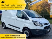 USED 2017 67 FORD TRANSIT CUSTOM 290 TDCi 105 L2 LWB LOW ROOF P/V 