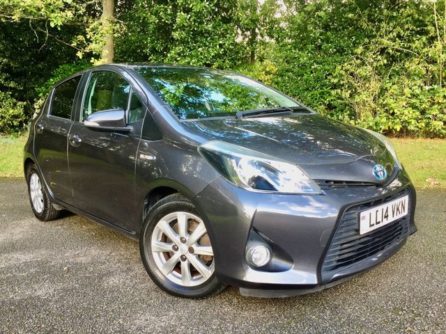 2014 14 Toyota Yaris 1.5 HYBRID ICON PLUS 5d AUTO 61 BHP ZERO ROAD TAX//ONLY 37,000 MILES/PARK CAMERA/SANAV/BLUETOOTH/CRUISE CONTROL/ALLOYS/A/C