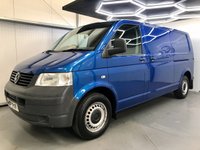 USED 2008 08 VOLKSWAGEN TRANSPORTER 2.5 T30 LWB PBV TDI 129 BHP NO VAT, Air Con, Low Mileage