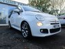 USED 2013 13 FIAT 500C 0.9 CONVERTIBLE TWINAIR S (SPORT) 3d 85 BHP *Optional extra 16" Alloy Wheels* Great Fiat Main Dealer Service History + Just Serviced, NEW MOT, Convertible, Great fuel economy! Only &pound;30 Road Tax!