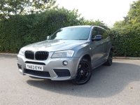USED 2014 63 BMW X3 3.0 XDRIVE35D M SPORT 5d 309 BHP Pan Roof-Black Pack-Full BMW