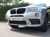 USED 2014 63 BMW X3 3.0 XDRIVE35D M SPORT 5d 309 BHP Pan Roof-Black Pack-Full BMW