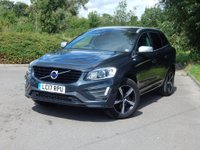USED 2017 17 VOLVO XC60 2.0 T5 R-DESIGN LUX NAV 5d 240 BHP 1 Own, FSH, Leather, SATNAV