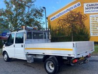 USED 2014 14 FORD TRANSIT T350 TDCi D/CAB LWB DROPSIDE / PICKUP DRW  