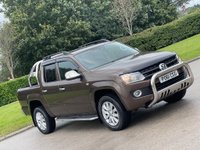 USED 2011 61 VOLKSWAGEN AMAROK 2.0 DC TDI STARTLINE 4MOTION 4d 120 BHP ** NO VAT ** LEATHER + SAT NAV