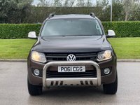 USED 2011 61 VOLKSWAGEN AMAROK 2.0 DC TDI STARTLINE 4MOTION 4d 120 BHP ** NO VAT ** LEATHER + SAT NAV