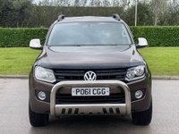 USED 2011 61 VOLKSWAGEN AMAROK 2.0 DC TDI STARTLINE 4MOTION 4d 120 BHP ** NO VAT ** LEATHER + SAT NAV