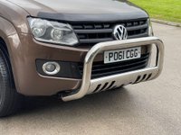 USED 2011 61 VOLKSWAGEN AMAROK 2.0 DC TDI STARTLINE 4MOTION 4d 120 BHP ** NO VAT ** LEATHER + SAT NAV