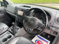 USED 2011 61 VOLKSWAGEN AMAROK 2.0 DC TDI STARTLINE 4MOTION 4d 120 BHP ** NO VAT ** LEATHER + SAT NAV