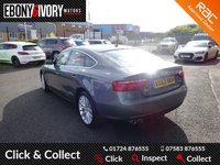 USED 2013 63 AUDI A5 2.0 SPORTBACK TDI SE TECHNIK 5d 174 BHP FULLY SERVICED+1 YEAR MOT+BREAKDOWN COVER