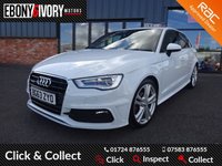 USED 2013 63 AUDI A3 2.0 TDI S LINE 5d 148 BHP FANTASTIC EXAMPLE+FULLY SERVICED+1 YEAR MOT+BREAKDOWN COVER