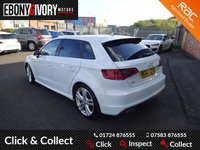 USED 2013 63 AUDI A3 2.0 TDI S LINE 5d 148 BHP FANTASTIC EXAMPLE+FULLY SERVICED+1 YEAR MOT+BREAKDOWN COVER