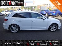 USED 2013 63 AUDI A3 2.0 TDI S LINE 5d 148 BHP FANTASTIC EXAMPLE+FULLY SERVICED+1 YEAR MOT+BREAKDOWN COVER