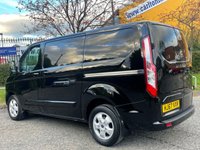 USED 2017 67 FORD TRANSIT CUSTOM 290 TDCi 170 LIMITED AUTOMATIC [ Panther Black ] LR P/V  