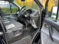 USED 2017 67 FORD TRANSIT CUSTOM 290 TDCi 170 LIMITED AUTOMATIC [ Panther Black ] LR P/V  