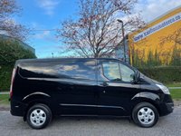 USED 2017 67 FORD TRANSIT CUSTOM 290 TDCi 170 LIMITED AUTOMATIC [ Panther Black ] LR P/V  