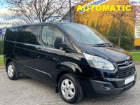 USED 2017 67 FORD TRANSIT CUSTOM 290 TDCi 170 LIMITED AUTOMATIC [ Panther Black ] LR P/V  