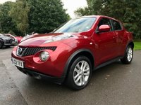 USED 2012 12 NISSAN JUKE 1.6 ACENTA PREMIUM 5d 117 BHP Low Mileage, One Owner And Full Service History !