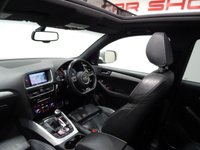 USED 2014 64 AUDI SQ5 3.0 BITDI V6 (309 BHP) TIPTRONIC QUATTRO 5DR (S/S) + NAV + PANORAMIC SUNROOF + E/HEATED LEATHERS + BANG AND OLUFSEN + R/CAMERA + F-R PARK ASSIST + PRIVACY + XENON-LED + POWER BOOT + 21 S  PANROOF+R/CAM+TINTS+XENON-LED+LEATHR+NAV+CRUISE+B&O