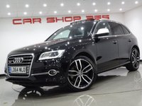 USED 2014 64 AUDI SQ5 3.0 BITDI V6 (309 BHP) TIPTRONIC QUATTRO 5DR (S/S) + NAV + PANORAMIC SUNROOF + E/HEATED LEATHERS + BANG AND OLUFSEN + R/CAMERA + F-R PARK ASSIST + PRIVACY + XENON-LED + POWER BOOT + 21 S  PANROOF+R/CAM+TINTS+XENON-LED+LEATHR+NAV+CRUISE+B&O