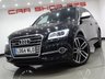 USED 2014 64 AUDI SQ5 3.0 BITDI V6 (309 BHP) TIPTRONIC QUATTRO 5DR (S/S) + NAV + PANORAMIC SUNROOF + E/HEATED LEATHERS + BANG AND OLUFSEN + R/CAMERA + F-R PARK ASSIST + PRIVACY + XENON-LED + POWER BOOT + 21 S  PANROOF+R/CAM+TINTS+XENON-LED+LEATHR+NAV+CRUISE+B&O