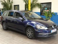 USED 2017 17 VOLKSWAGEN GOLF 1.6 SE NAVIGATION TDI BLUEMOTION TECHNOLOGY 5d 114 BHP SAT NAV PARKING SENSORS