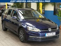 USED 2017 17 VOLKSWAGEN GOLF 1.6 SE NAVIGATION TDI BLUEMOTION TECHNOLOGY 5d 114 BHP SAT NAV PARKING SENSORS