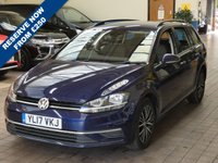 USED 2017 17 VOLKSWAGEN GOLF 1.6 SE NAVIGATION TDI BLUEMOTION TECHNOLOGY 5d 114 BHP SAT NAV PARKING SENSORS