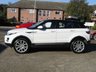 USED 2014 64 LAND ROVER RANGE ROVER EVOQUE 2.2 SD4 PURE TECH 5d 190 BHP Finished in FUJI WHITE with contrasting BLACK HEATED LEATHER Trim. This Evoque comes from one of the most desirable brands on the market today. It is great looking, Fun to drive and comfortable SUV has features which include, PAN ROOF, 20" ALLOYS, SAT NAV, DAB, B/TOOTH, BLACK ROOF, HEATED LEATHER SEATS and much more. Dealer serviced at 25218 miles, 42257 miles, 52297 miles, 59986 miles and on arrival at 66192 miles.