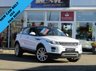 USED 2014 64 LAND ROVER RANGE ROVER EVOQUE 2.2 SD4 PURE TECH 5d 190 BHP Finished in FUJI WHITE with contrasting BLACK HEATED LEATHER Trim. This Evoque comes from one of the most desirable brands on the market today. It is great looking, Fun to drive and comfortable SUV has features which include, PAN ROOF, 20" ALLOYS, SAT NAV, DAB, B/TOOTH, BLACK ROOF, HEATED LEATHER SEATS and much more. Dealer serviced at 25218 miles, 42257 miles, 52297 miles, 59986 miles and on arrival at 66192 miles.