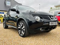 USED 2013 63 NISSAN JUKE 1.6 N-TEC 5d 115 BHP Stunning Top spec Juke Petrol with Sat nav and Camera