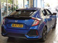 USED 2018 67 HONDA CIVIC 1.0 VTEC SR 5d 128 BHP SAT NAV REAR VIEW CAMERA
