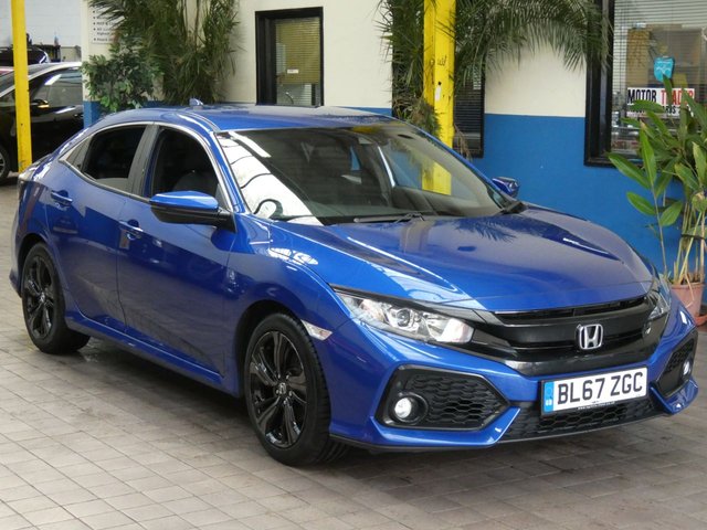 2018 67 Honda Civic 1.0 VTEC SR 5d 128 BHP