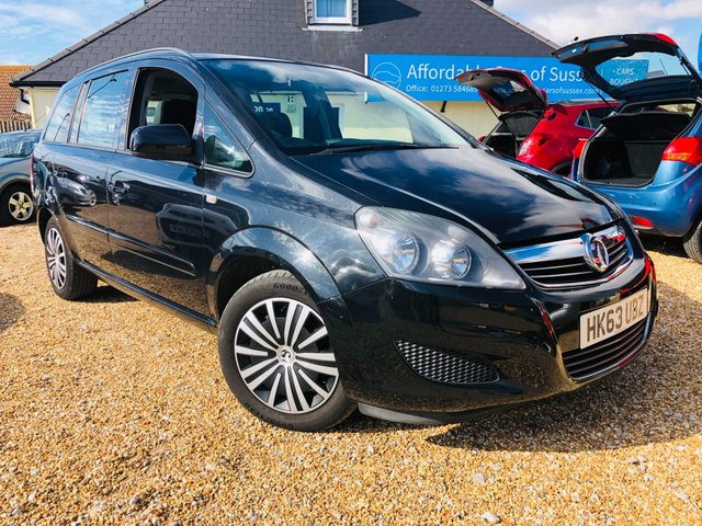 2014 63 Vauxhall Zafira 1.8 EXCLUSIV 5d 120 BHP