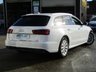 USED 2015 65 AUDI A6 2.0 AVANT TDI ULTRA SE 5d 188 BHP Finished in IBIS WHITE with ebony FULL LEATHER. The A6 is a large, comfortable estate with a range of high tech spec. This car has a great  interior and passenger space is very generous. Features include Sat Nav, &pound;30 Road Tax, Full Leather, DAB radio, B/Tooth, Front and Rear park sensors, Keyless Start, Power Boot and much more. Dealer serviced at 18501 miles, 39265 miles, 60254 miles, 82075 miles and on arrival at 97987 miles. 12 Months MOT.