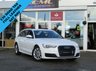 USED 2015 65 AUDI A6 2.0 AVANT TDI ULTRA SE 5d 188 BHP Finished in IBIS WHITE with ebony FULL LEATHER. The A6 is a large, comfortable estate with a range of high tech spec. This car has a great  interior and passenger space is very generous. Features include Sat Nav, &pound;30 Road Tax, Full Leather, DAB radio, B/Tooth, Front and Rear park sensors, Keyless Start, Power Boot and much more. Dealer serviced at 18501 miles, 39265 miles, 60254 miles, 82075 miles and on arrival at 97987 miles. 12 Months MOT.