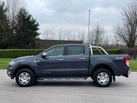 USED 2017 17 FORD RANGER 2.2 LIMITED 4X4 DCB TDCI 4d 148 BHP LEATHER + SAT NAV + P SENSORS