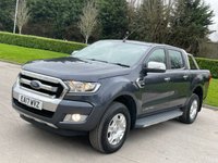 USED 2017 17 FORD RANGER 2.2 LIMITED 4X4 DCB TDCI 4d 148 BHP LEATHER + SAT NAV + P SENSORS