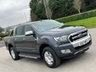 USED 2017 17 FORD RANGER 2.2 LIMITED 4X4 DCB TDCI 4d 148 BHP LEATHER + SAT NAV + P SENSORS