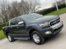 USED 2017 17 FORD RANGER 2.2 LIMITED 4X4 DCB TDCI 4d 148 BHP LEATHER + SAT NAV + P SENSORS